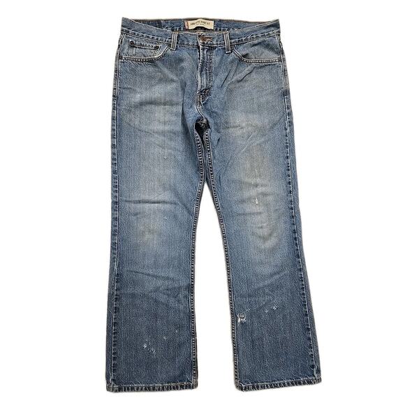 Vintage Levi’s 527 Mens Jeans Sz 34x30 Y2K Low Rise Boot Fit Denim Distressed - Picture 2 of 14